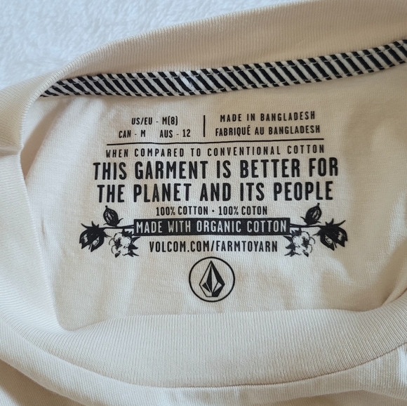 Volcom💎 "True To This" Repeating Logo Boyfriend👫 Tee👕 - NWT - Picture 5 of 13